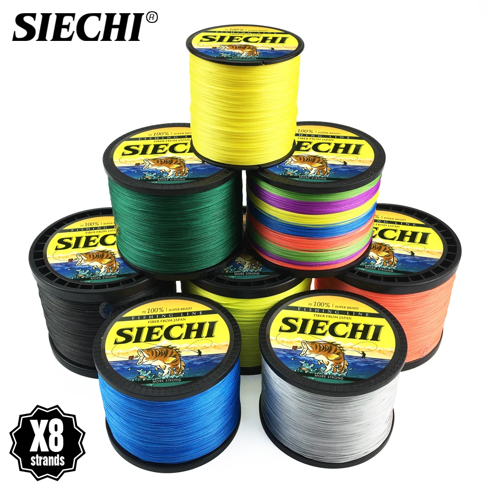 

300M 500M 1000M 8 Strands 4 Strands 20-88LB PE Braided Fishing Wire Multifilament Super Strong Fishing Line Japan Multicolor