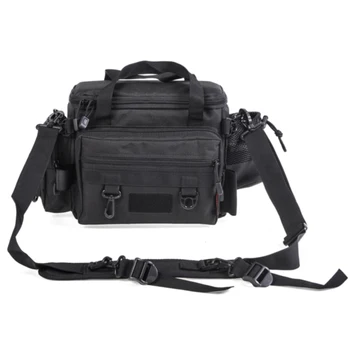 

Multifunctional Large Capacity Waterproof Portable Storage Wear Resistant Practical Oxford Cloth Fishing Bag Tackle Lightweight