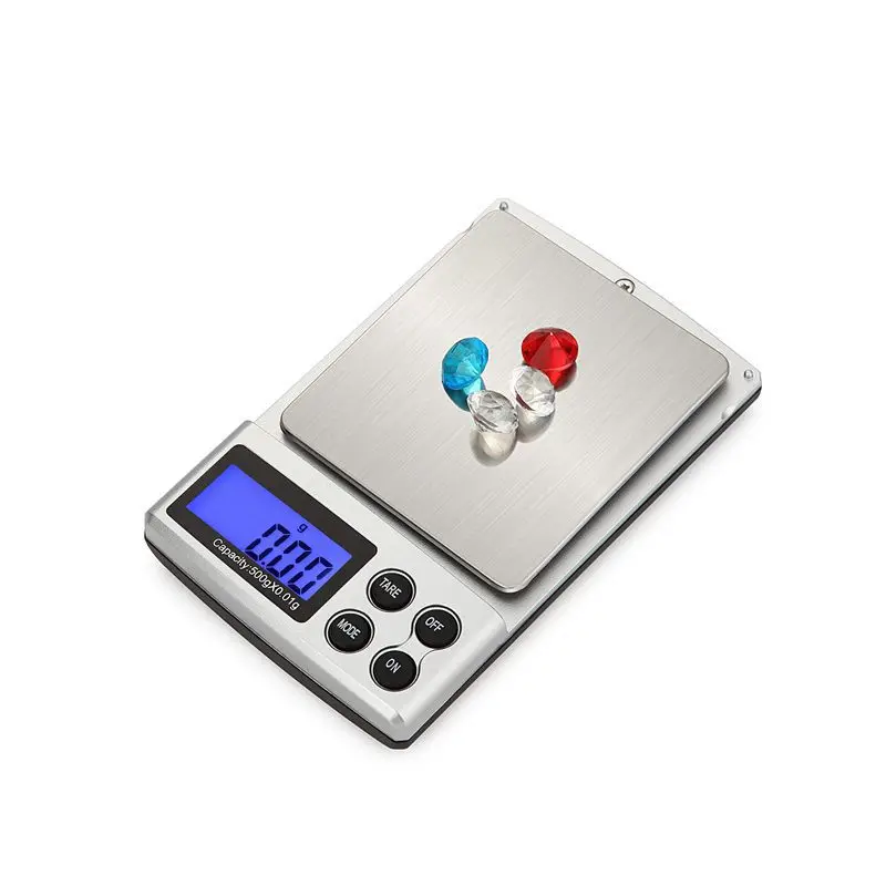 

0.01/0.1g Precision Electric Digital Scale High Accuracy LCD Backlight Mini Pocket Gram Weight for Jewelry 100/200/300/500/1000g