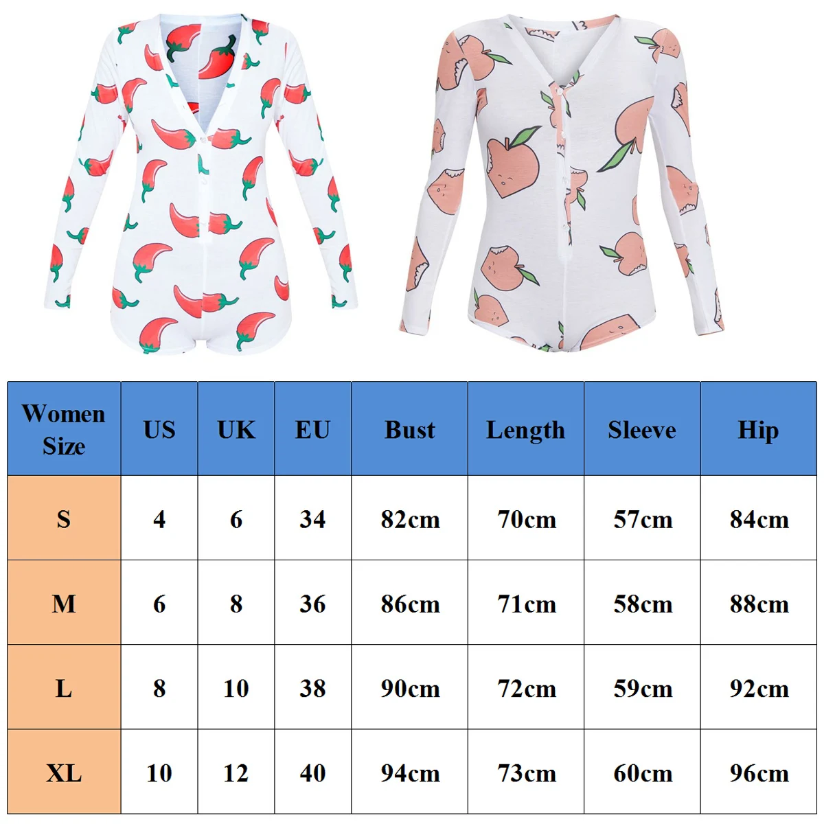 2020 Summer Women Sexy Deep V Neck Stretch Romper Sleepwear Long Sleeve Printed Casual Pajama Jumpsuit Body Top