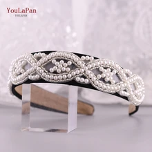 YouLaPan S353-FG, модные роскошные блестящие стразы, повязка на голову, свадебный камень, ободок для волос, женские аксессуары для волос, свадебные украшения для волос
