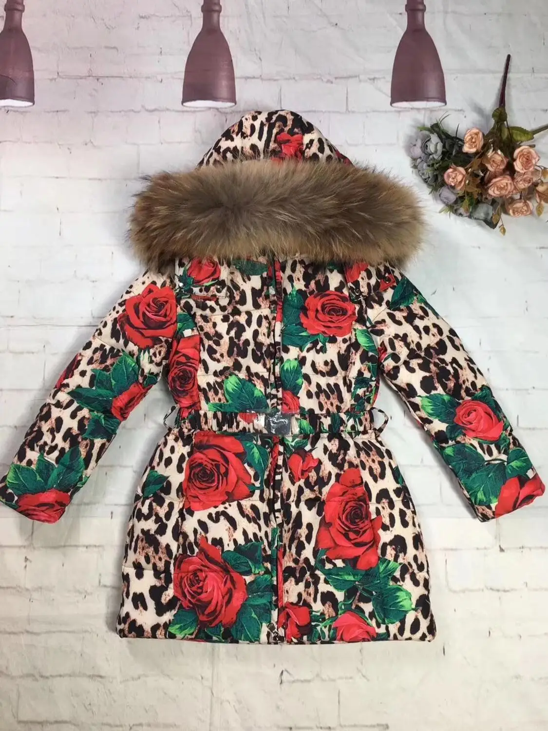 

2019 new kids winter down jacket children's clothing girl down jackets child long thicken outerwear boy long duck down jackets
