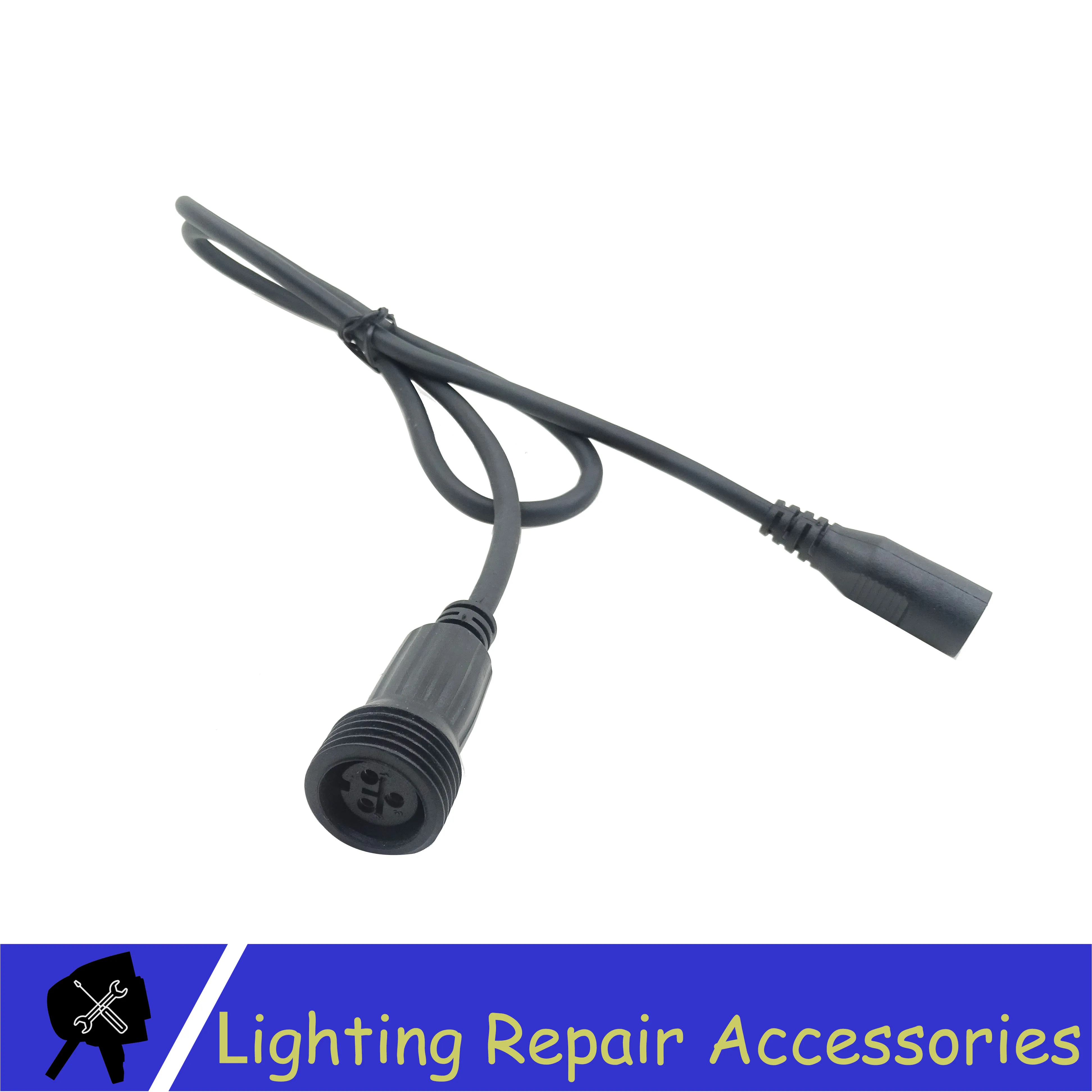 Наружный 3-контактный кабель DMX 1 м/2 м/3 м/5 м/10 м сигнальная линия используется для подключения водонепроницаемого светодиодного Par настенного прожектора сценического освещения