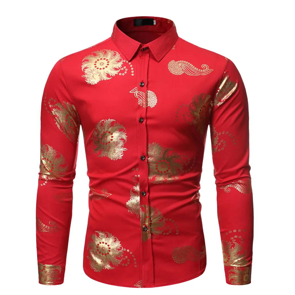 Мужская рубашка с принтом Мужские рубашки мужские рубашки в уличном стиле camisa social masculina ropa chemise мужские рубашки Z4