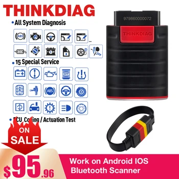 

ThinkCar ThinkDiag obd2 obdii code reader all system diagnostic tool 15 reset Think Diag scanner pk X431 easydiag 3.0 ap200 golo