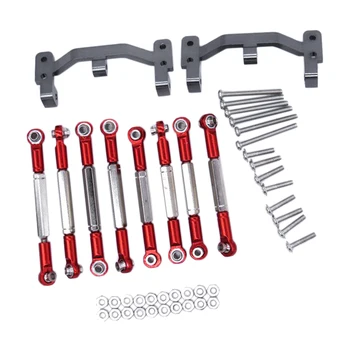 

for WPL B1 B-1 B14 B-14 B24 B-24 C14 1/16 RC Car Spare Parts Upgrade Metal Pull Rod Steering Pull Rod Servo Rod Pull Rod Base