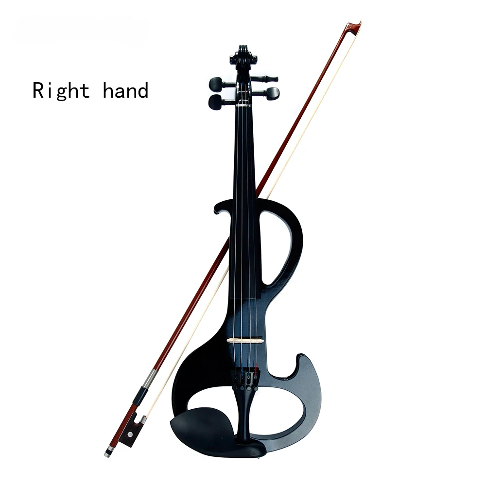 Black Electric Violin Left Right Hand High Quality Maple Musical Instruments Stringed Instruments Violin with Violin Case Black Electric Violin Left Right Hand High Quality Maple Musical Instruments Stringed Instruments Violin with Violin Case