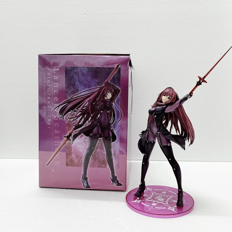 Fate/Stay Night Fate Grand Order Lancer Scathach фигурка игрушка 270 мм Аквамарин Fate фигурка модель игрушка кукла подарок