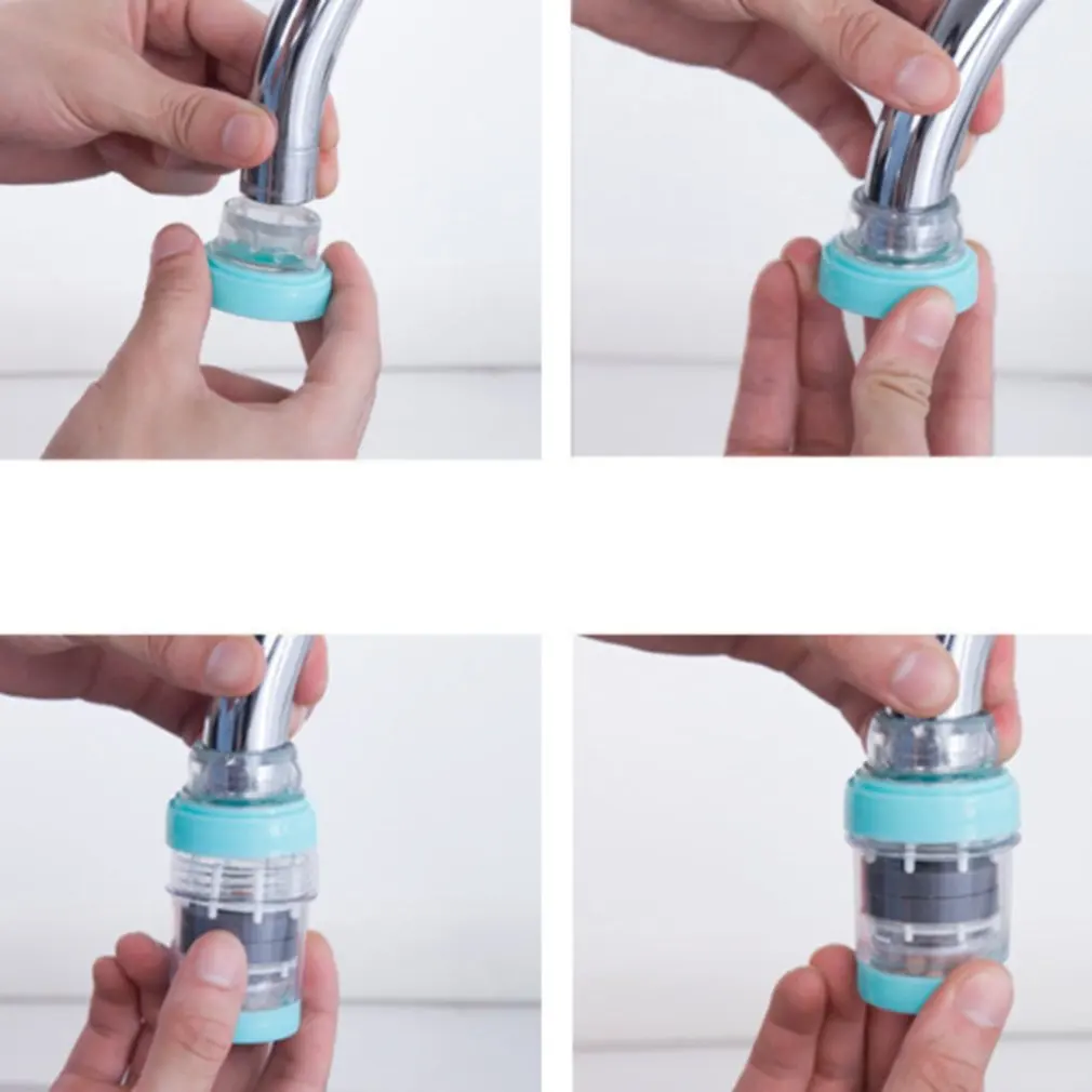 Maifan Stone Magnetized Water Purifier Home Kitchen Tap Water Filter Bathroom Faucet Water Filter Hand Pressure Water Purifier