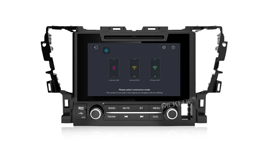 MEKEDE Android 9,0 четырехъядерный 2G+ 16G Автомобильный dvd-плеер для TOYOTA ALPHARD WiFi Bluetooth AV выход gps навигация