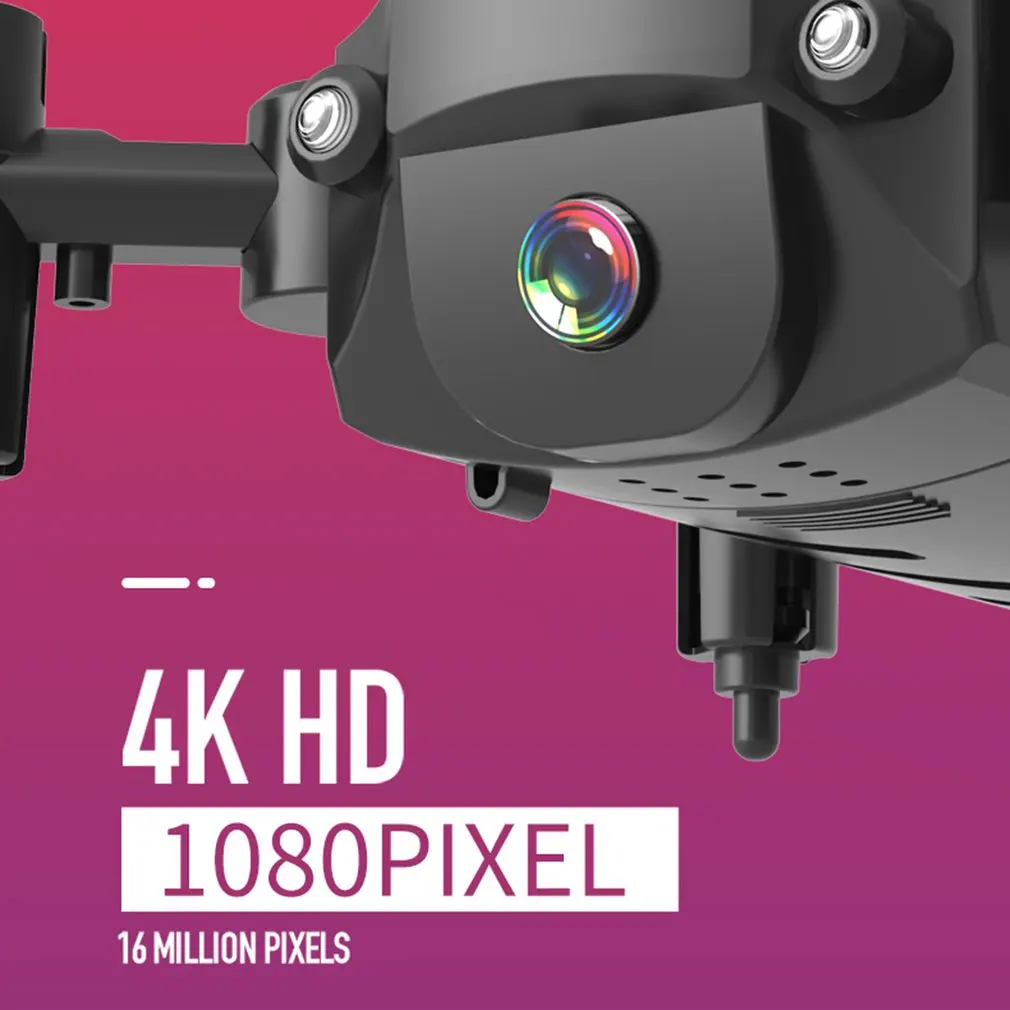 2019H16 складной RC WiFi FPV Дроны с HD камерой RC вертолет самолет высота удержания воздушная видео игрушки для детей
