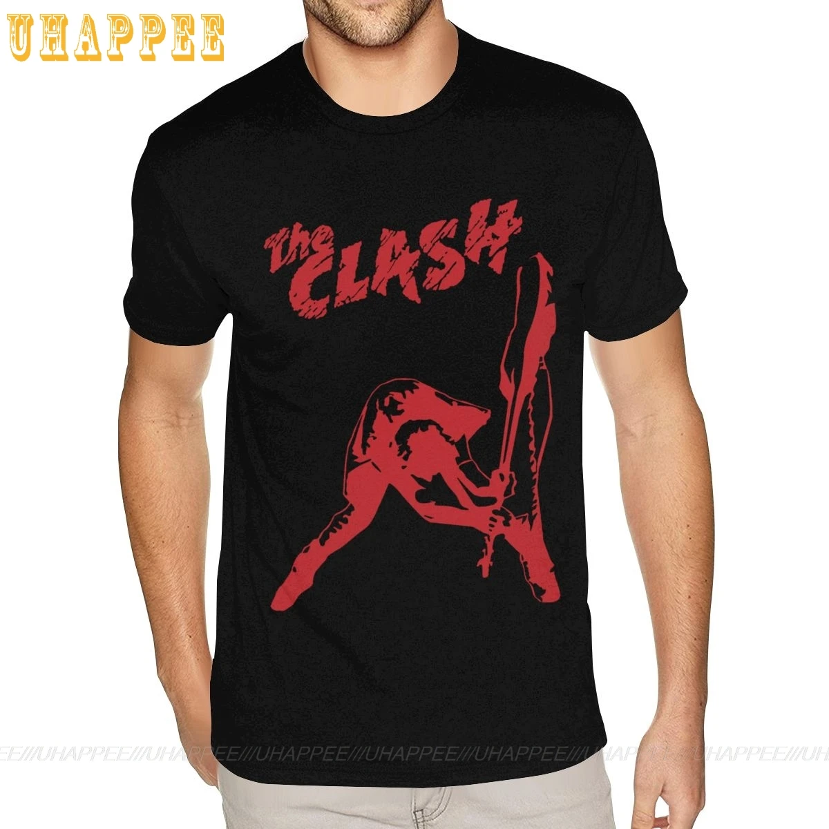 Американский стандарт качества The Clash London call Tees рубашка Мужская уникальная летняя футболка с короткими