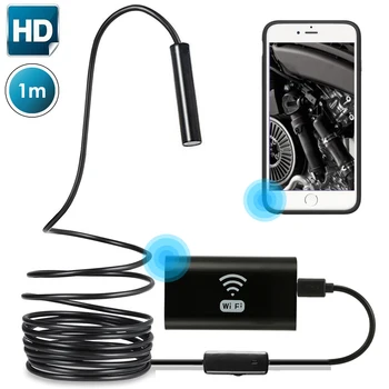 

8mm Endoscope Camera 6LED Lights HD Wireless WiFi Endoscope Camera Borescope Waterproof For Phone Tablet PC Laptop Special Offer