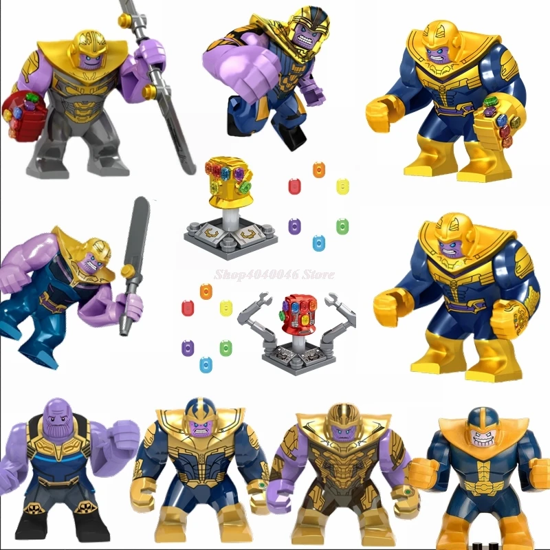 

Big Size Legoing Marvel Thanos With Gauntlet Blocks Toys For Child Figure Avengers Marveled Legoings Figures Infinity Wars Block