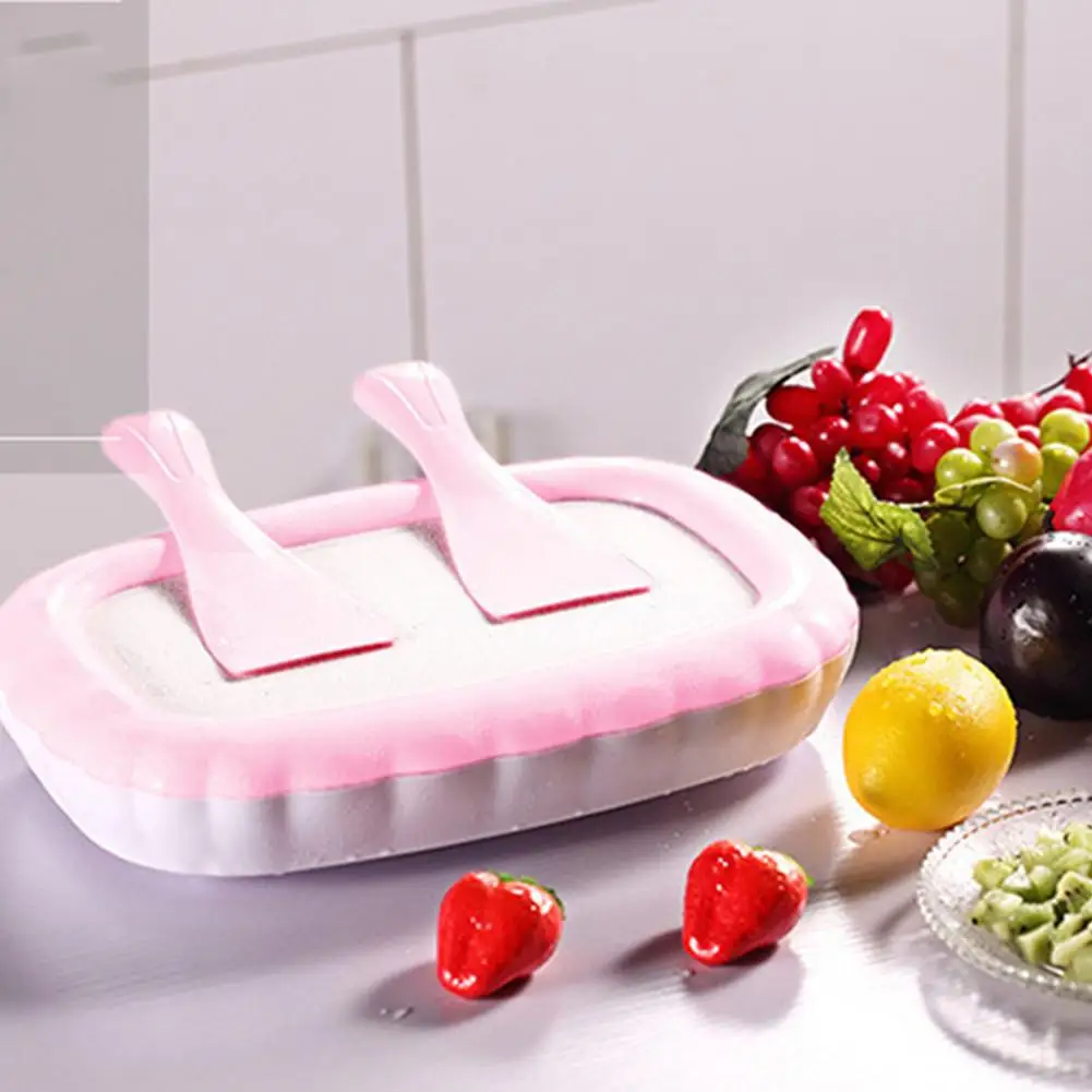 DIY машина для приготовления жареного льда, машина для приготовления жареного йогурта, сковорода, мини-машина для мороженого, домашняя машина для перемешивания йогурта с 2 шт. лопатой для жареного льда