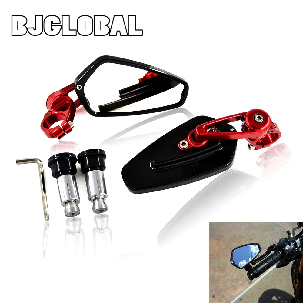Новые зеркала для руля заднего вида для Honda CB1000R CB1300 CB600F Hornat CBF600 CBR125R CBF125 XL700V