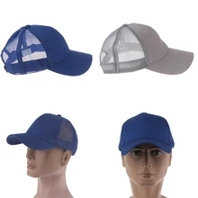 Теннисная Кепка женская спортивный головной убор летняя грязная булочка сетчатые шляпы Регулируемый Спорт Бег Велоспорт Крышка s