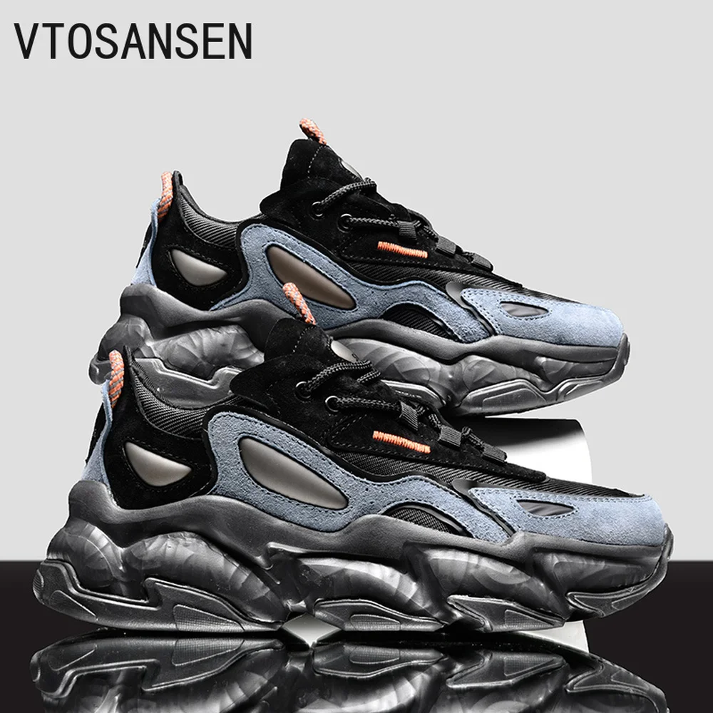 Для мужчин дышащие кроссовки папа обувь Filas легкий громоздкие Размеры 46 Air Maxs с