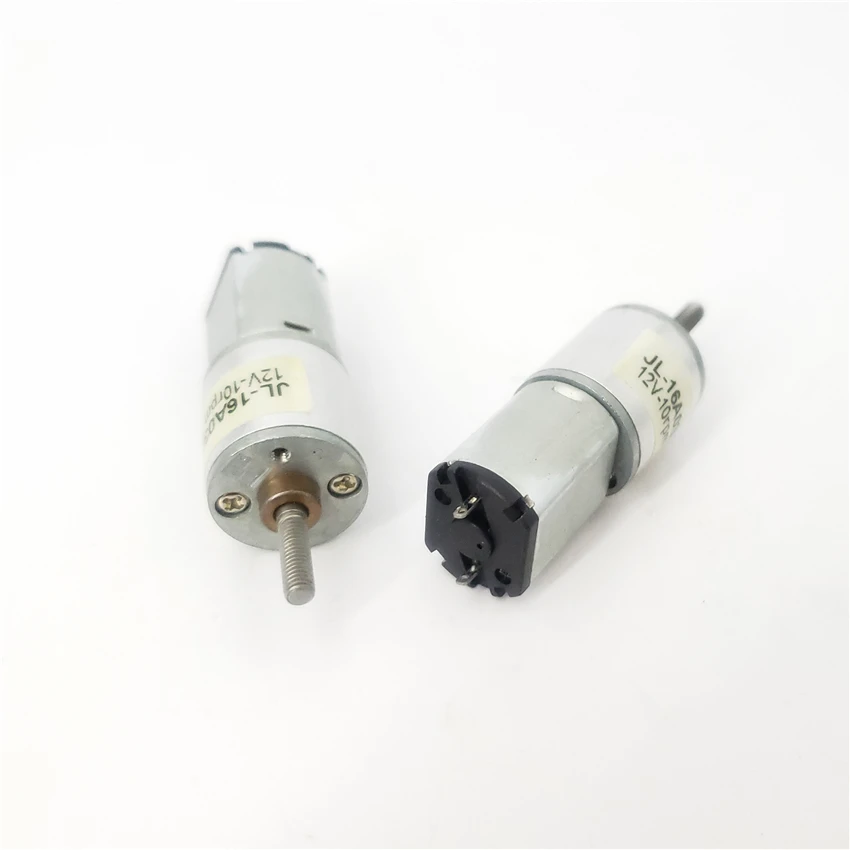 DC 3V 5V 6V 9V 12V 10RPM микро мини 16mm полная металлическая шестерня редуктора Мотор