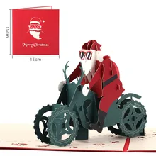 Подарок 15x15 см Подробная информация о 3D всплывающие открытки рождественское поздравление детский подарок праздник счастливый
