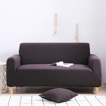 

Black Brown High Elastic Sofa Cover Cotton Set Sofa Cushion for Living Room Single/Two/Three/Four seater 1pc
