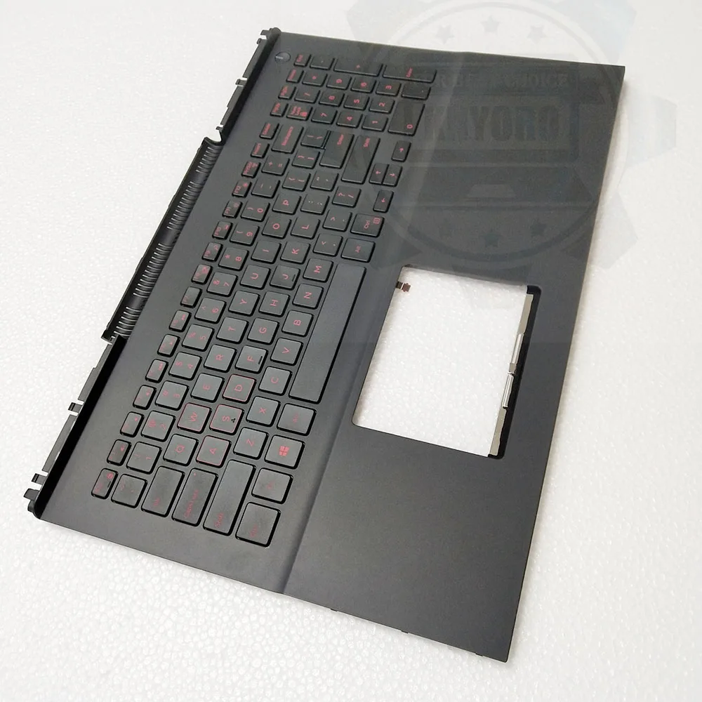 Для Dell Inspiron 7566 7567 Gamer Упор для рук клавиатура Englich US подсветка 00KN55