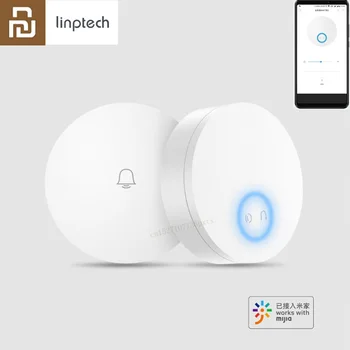 

Youpin Linptech Self-generating Wireless Doorbell No Battery No Wiring Power-off Memory Adjustable Volume Work With Phone App