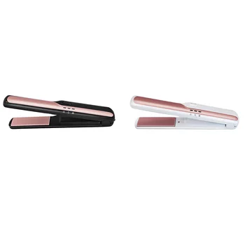 

Professional Hair Straightener Hair Curler Hair Flat Iron 2 in 1 Wireless Hair Curler Straight Hair Mini Charging Hair Curler Us