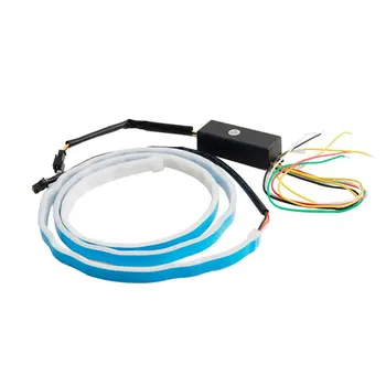 

Automobile Trunk Streamer Bar Trunk Brake Steering Two-colour Running-water Lamp Bar 120cm Tailbox Lamp Bar