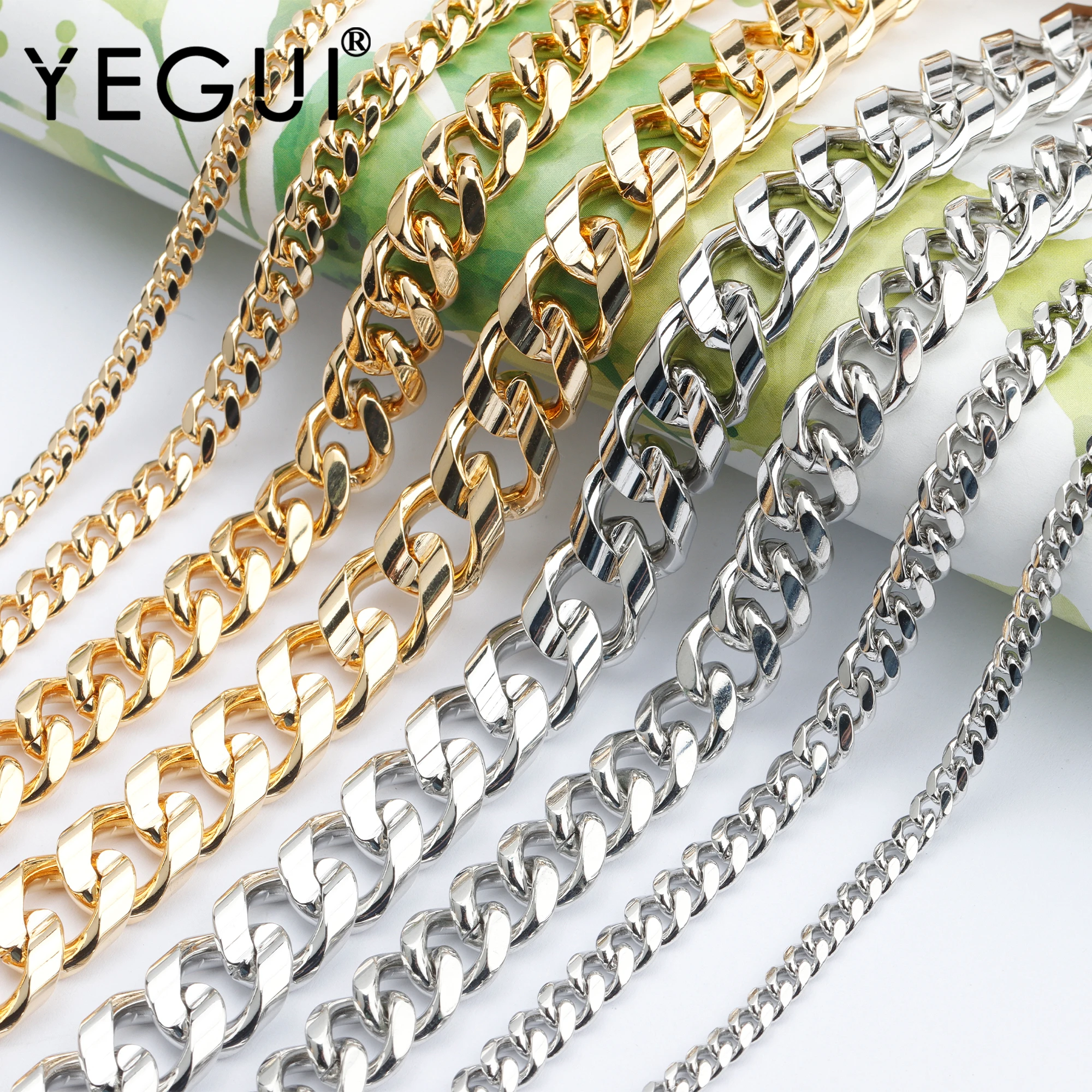 YEGUIC155diychain18kgoldplated03micronscoppermetalrhodium
