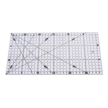 

Large Size DIY Quilting Tools Thick Acrylic Fabric Cloth Ruler for Patchwork Patchwork Ruler Quilting Tools 1Pc