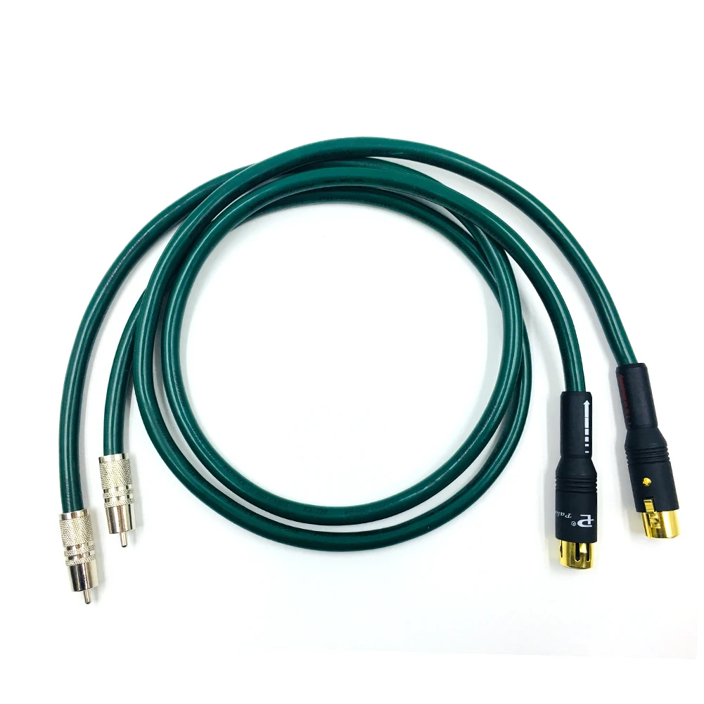 Hi-Fi FURUTECH OCC XLR кабель Hi-end к RCA мужской аудио 3 Pin 2 2RCA | Электроника