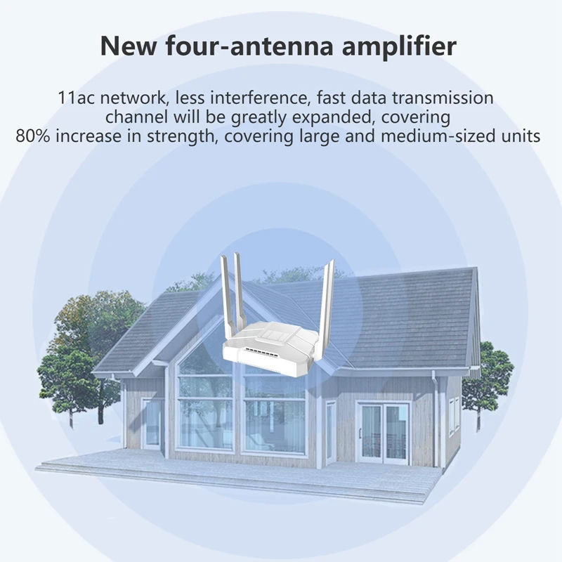 Cioswi 1200 Мбит/с двухдиапазонный беспроводной гигабит Wi-Fi маршрутизатор стабильный интернет сильный Wifi сигнал с высоким коэффициентом усиления антенна усилитель широкий