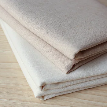 

Half Yard DIY Solid Color Cotton Linen Fabric Cloth For Cross Stitch Embroidery Patchwork Needlework Handmade Craft Materials