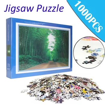 

puzzle 1000 pieces Children's Educational Puzzle Building Printed Parent-child Toy игрушки