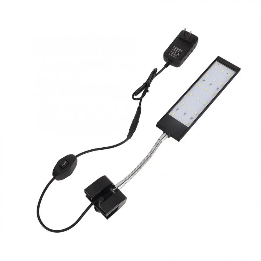 JLT-18T EU Plug Освещение для аквариума, бар, аквариума, аквариума, светодиодные лампы для воды, лампа для растений, зажимное освещение 100-240 В, Погружной подводный зажим - Цвет: JLT-18T EU Plug