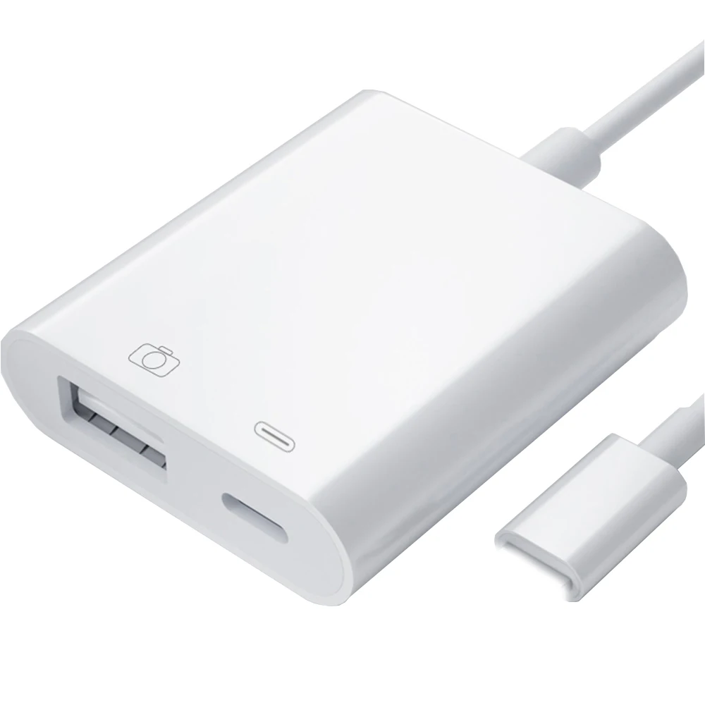 Адаптер USB OTG для iPhone iPad iOS13 адаптер Lightning на 3 0 U диск мышь клавиатура конвертер