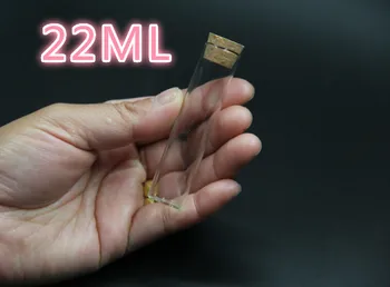 

1000PCS 22*90mm 22ml Clear Test Tube Jars Glass Bottles Vials Jars with Cork Stopper DIY Wedding Home Decor Storage Jars Bottles