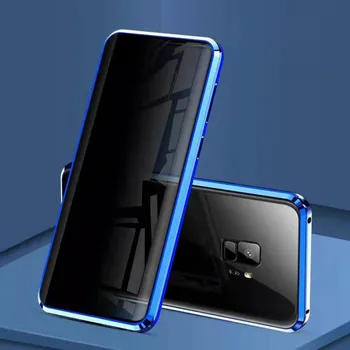 

Magnetic Phone Case Double Sided Anti Glare Tempered/Toughened Glass Protector Cellphone Front Back Cover For Samsung S9 S9 Plus