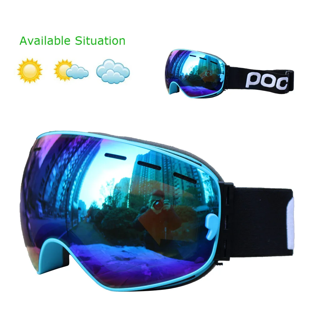 Lunettes De Ski KAPVOE Auto-tonisantes Magnétiques - Unisexe, Photochromatiques, UV400