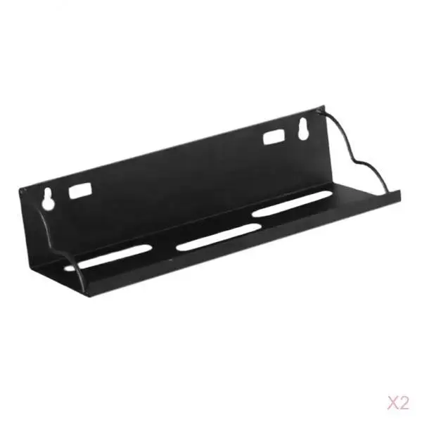 2x  Iron Wall Mounted Storage Shelf Flowerpot Rack Hanging Display Shelf 