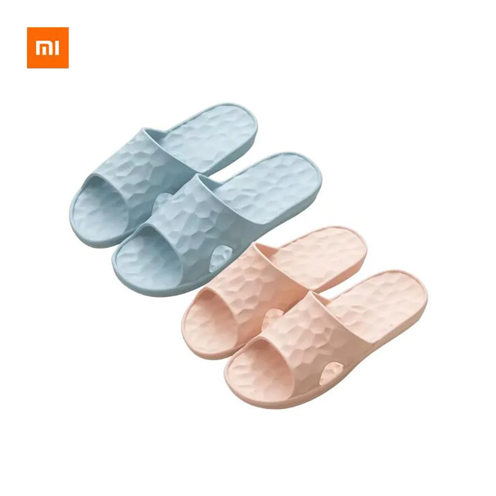 

Xiaomi Youpin Flip Flop Water Cube Q-Slippers Comfortable Lightweight Fashion For Men And Women Silver Ion Antibacterial