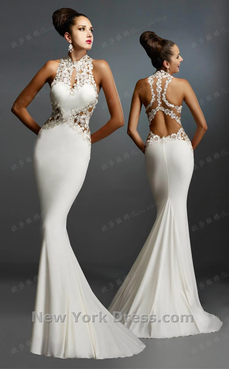 Robe de soiree courte новое сари сексуальное платье невесты с открытой спиной белая аппликация из кружева русалка вечернее платье для матери невесты