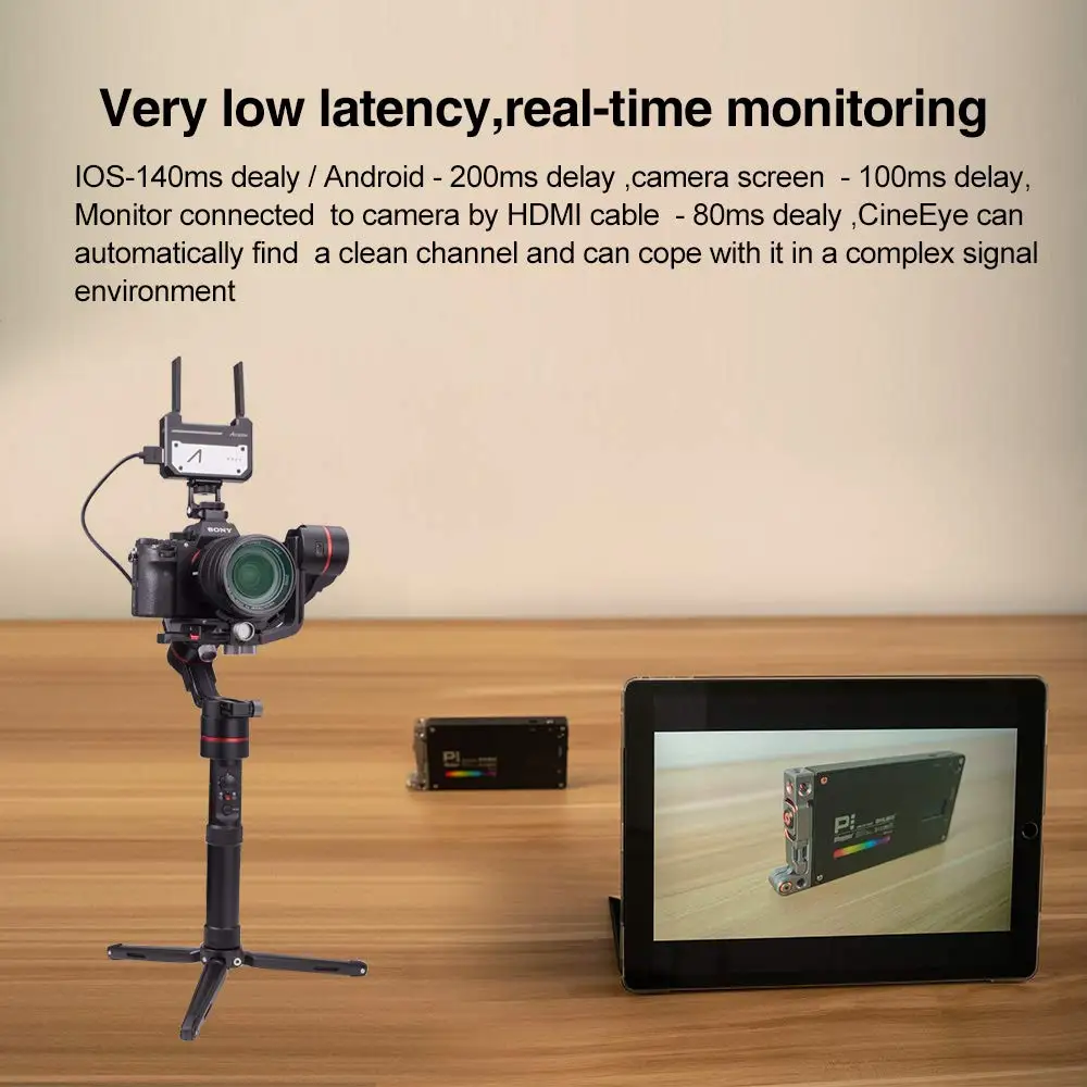 Accsoon CineEye 1080p WiFi HDMI передатчик 5G беспроводная передача изображения на 4 устройства на расстоянии 328 футов