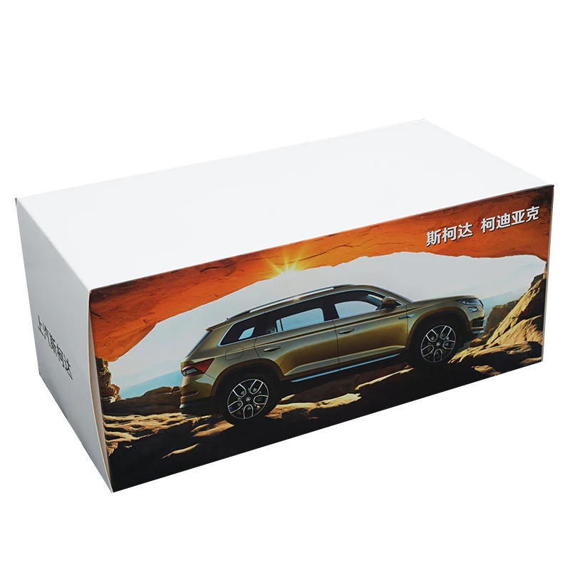 1/18 Skoda KODIAQ SUV литая под давлением металлическая модель автомобиля игрушка для детей подарки на день рождения Коллекция игрушек оригинальная коробка