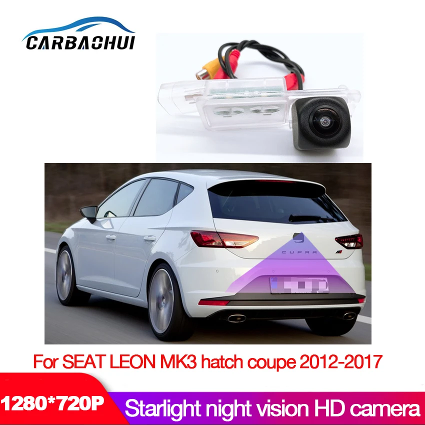 Cámara de Starlight para coche, videocámara de visión nocturna para SEAT MK3 hatch coupe 2012 ~ 2017 2013 2015 - AliExpress