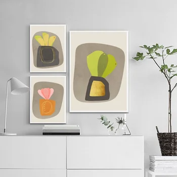 

Minimalistic modern art naturalcolors Modern abstract nature poster Canvas Art Print Wall Pictures for Living Room No Frame