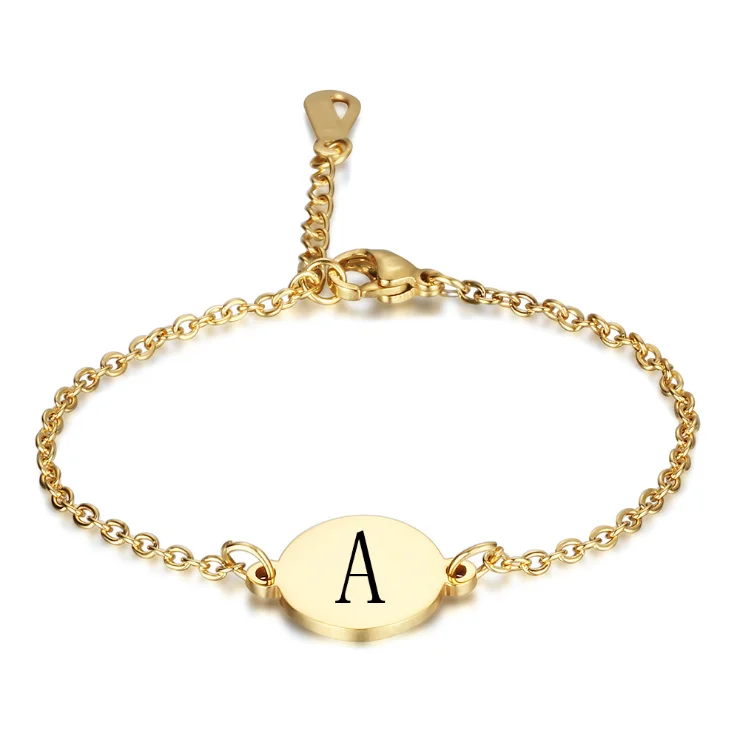 

New Fashion Letter Gold Chain Bracelets for Women Charms Women's Bracelet Engagement Gifts Chain