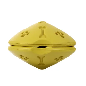 

Pet Dogs Puppy Treat Dispenser Toy Food Leakage Rubber Ball for Slow Feeder