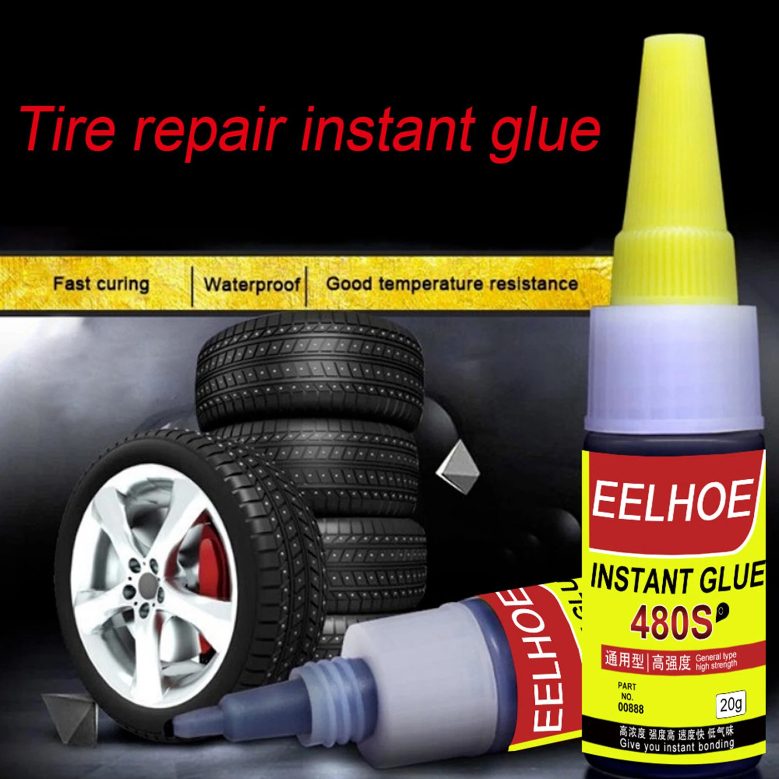 20g Car Adhesives Tire Repair Glue Sealers Super Caulk Car Rubber